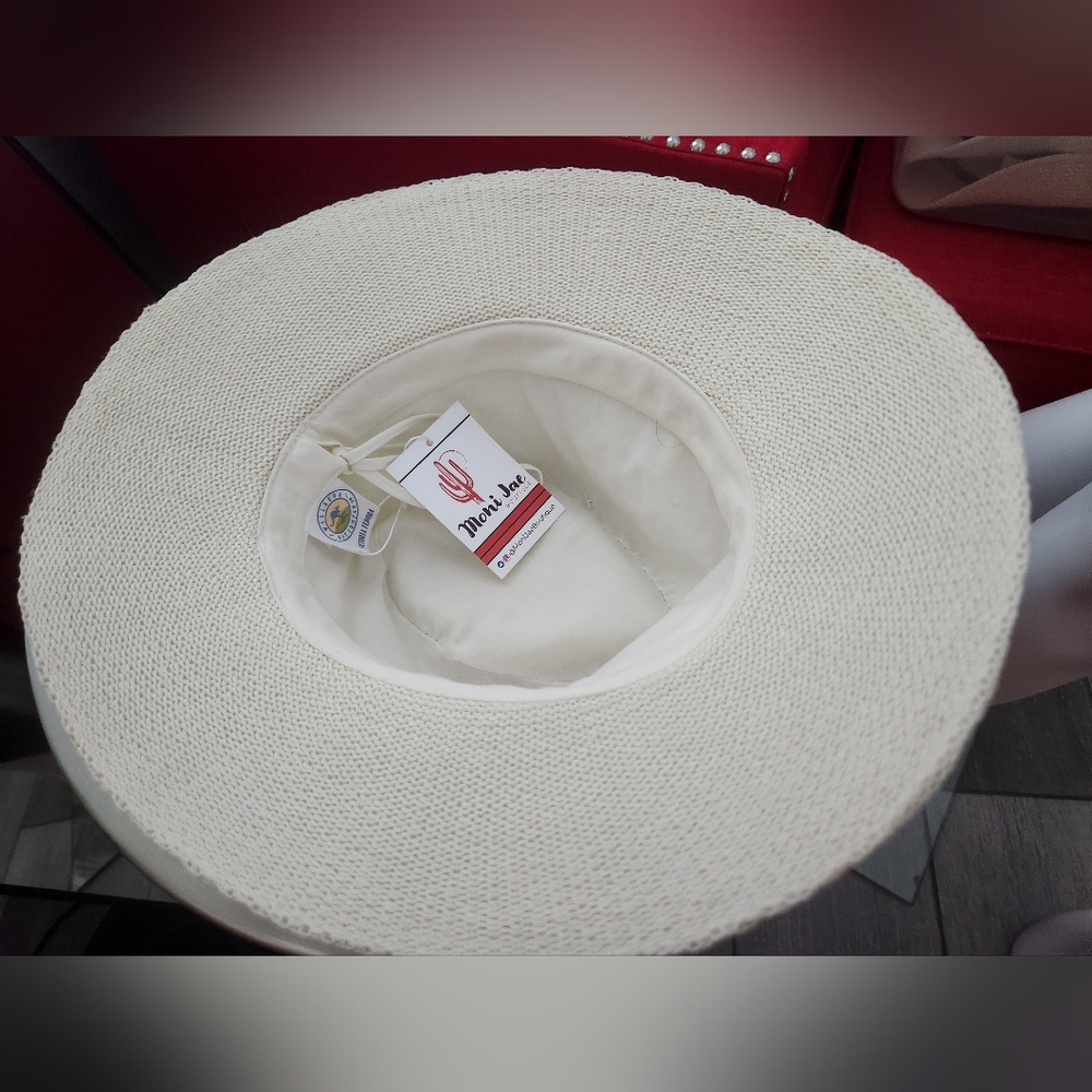 nwt Wallaroo Victoria Fedora Hat In Ivory (New With Tags) - Picture 3 of 8